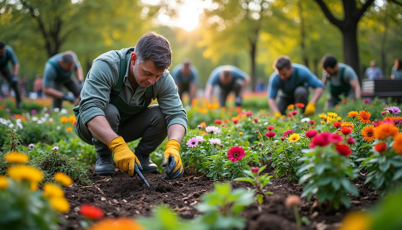 Illustration: Les missions principales à réaliser dans les métiers du jardinage et des espaces verts