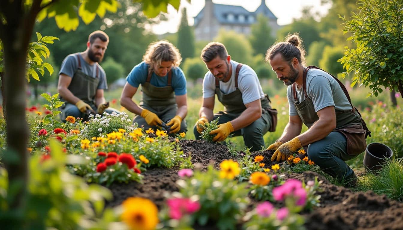 Illustration: Présentation du métier de jardinier et de ses spécialisations