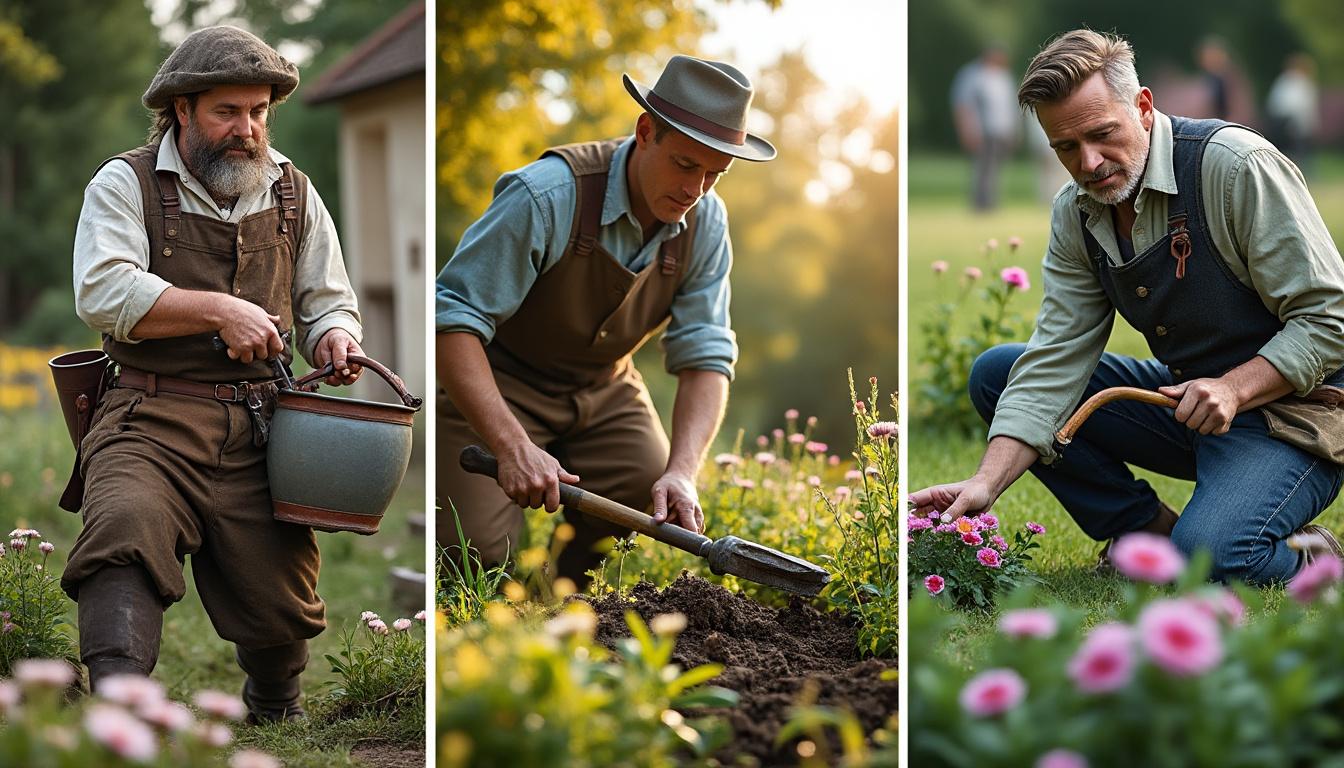 Illustration: Définition et origines du métier de jardinier à travers l’histoire