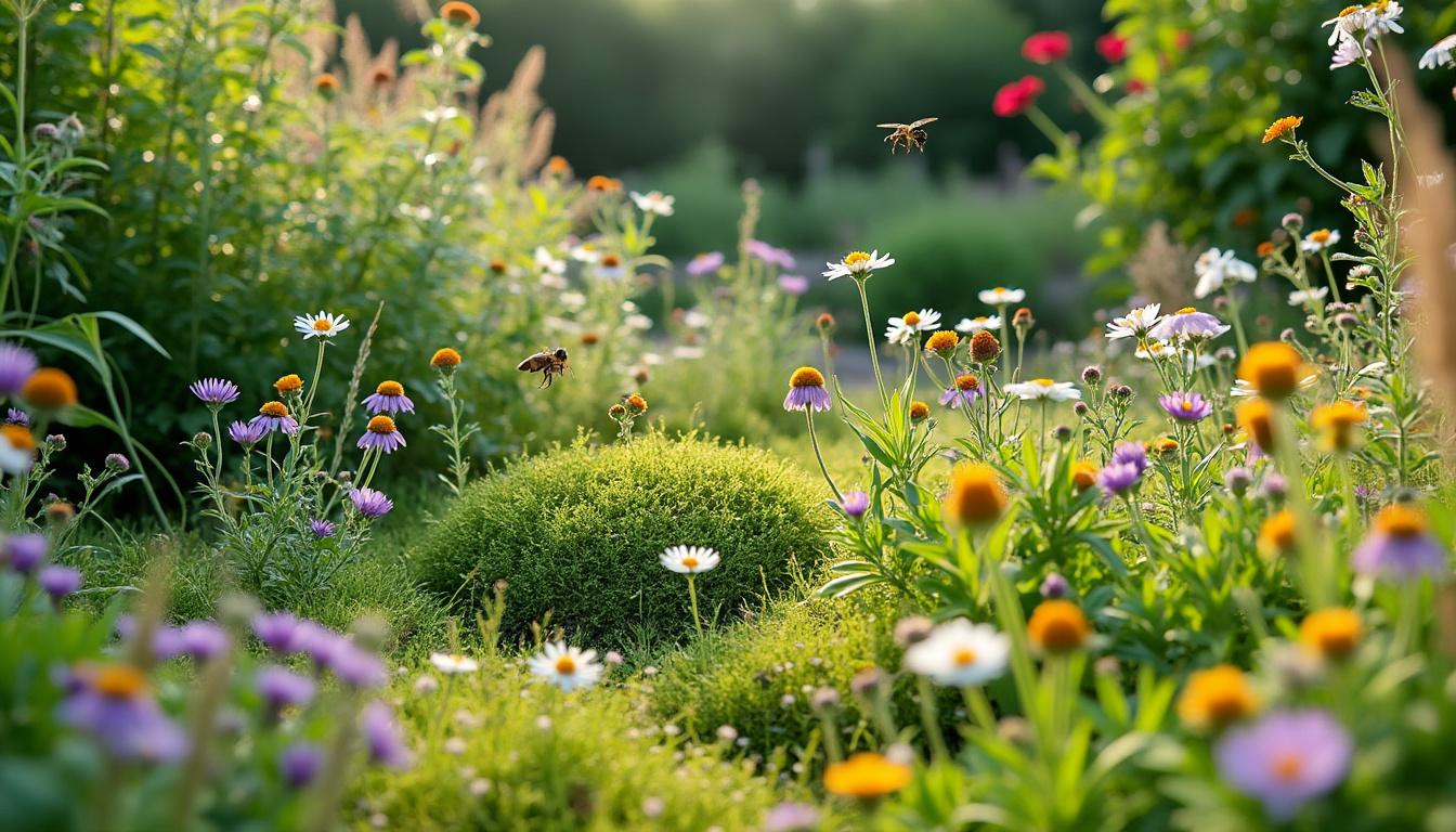 Illustration: Définition et principes de la pelouse écologique pour jardin