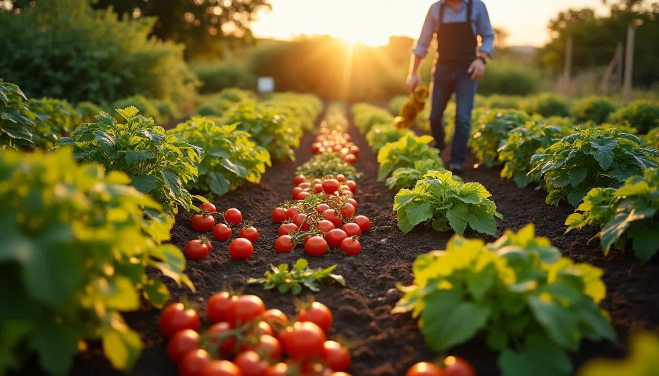 Illustration: Objectifs et bénéfices de la rotation des cultures au potager