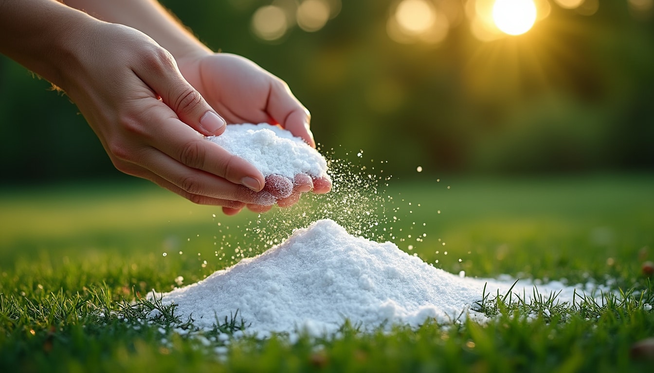 Illustration: Définition et propriétés du sulfate de fer pour la pelouse