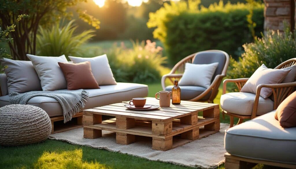 Faire un salon de jardin en palette : guide DIY facile et éco