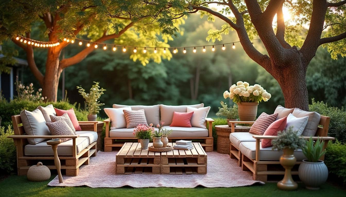 Illustration: Explorer les meilleures idées de salons de jardin en palette pour s’inspirer