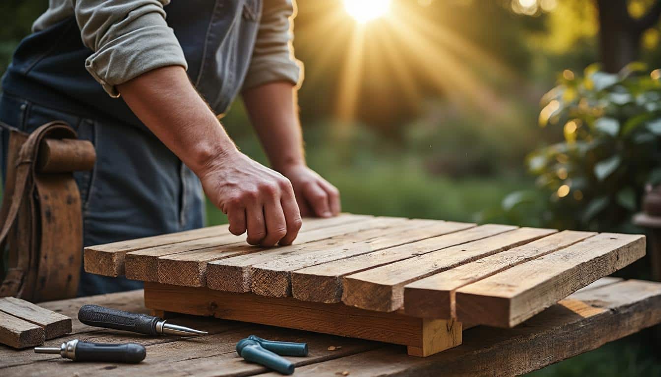 Réparer un salon de jardin en résine tressée avec du bois : guide pratique