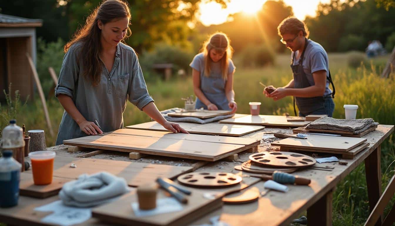 Illustration: Bien choisir ses matériaux pour fabriquer un salon de jardin DIY