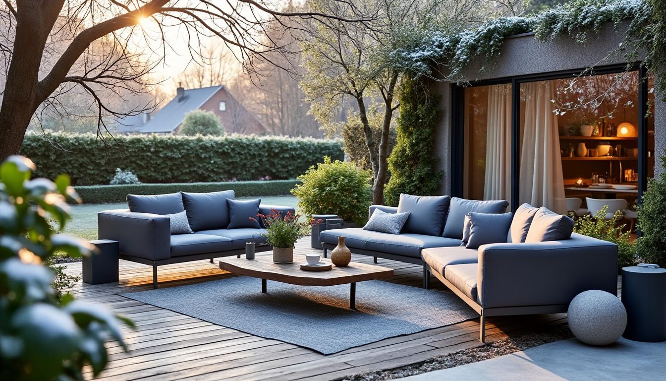 Illustration: Les critères essentiels pour bien choisir un salon de jardin qui peut rester dehors l’hiver