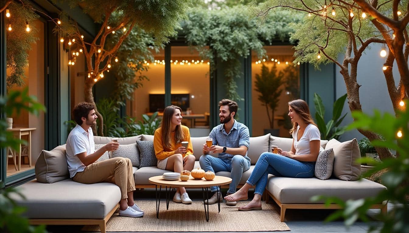 Illustration: Zoom sur les grandes évolutions du salon de jardin tendance 2025