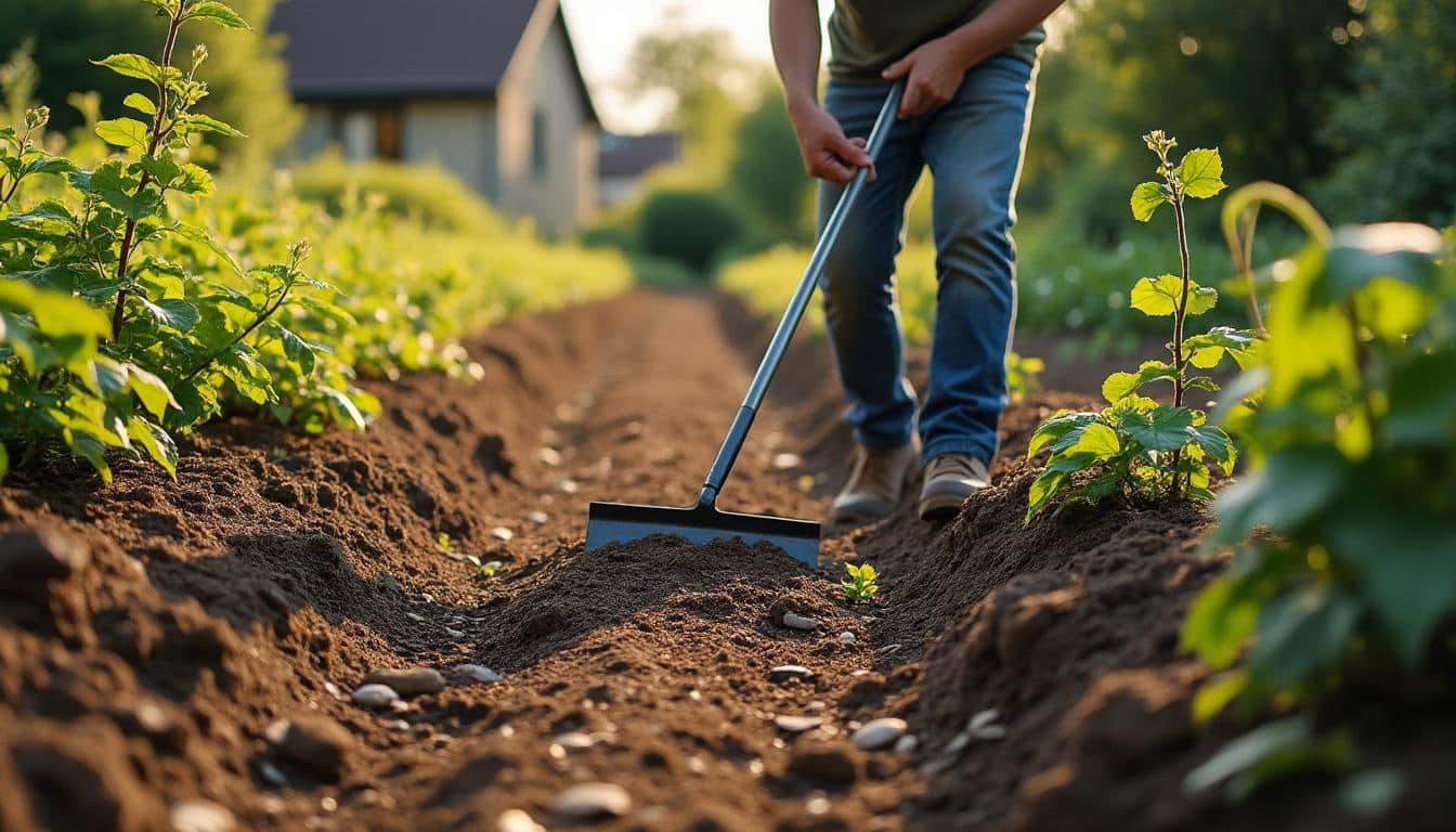 Illustration: Guide pas à pas : comment réussir l’entretien d’une allée de gravier avec un râteau
