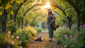 Entretien d’une allée de gravier pour débutant avec un râteau : guide pratique