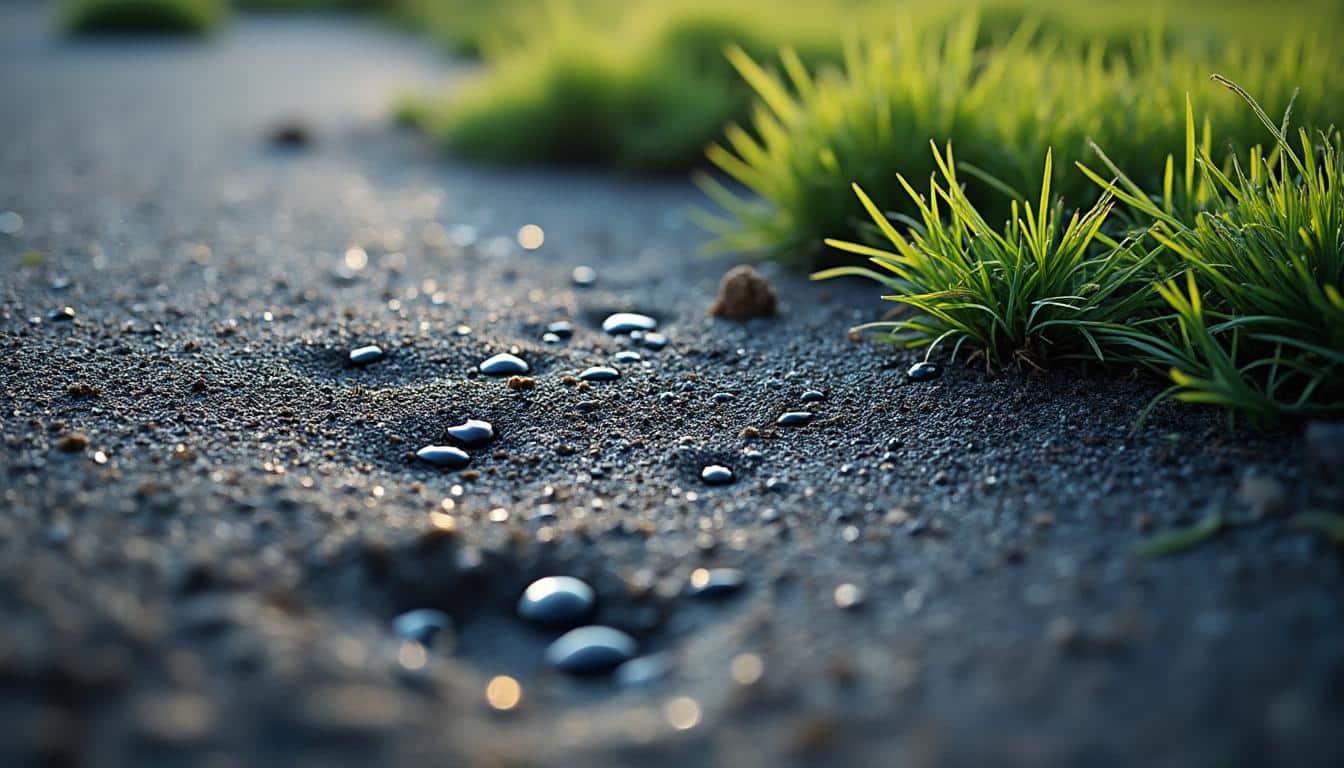 Allée en gravier et infiltration de l’eau sur sol argile : guide complet