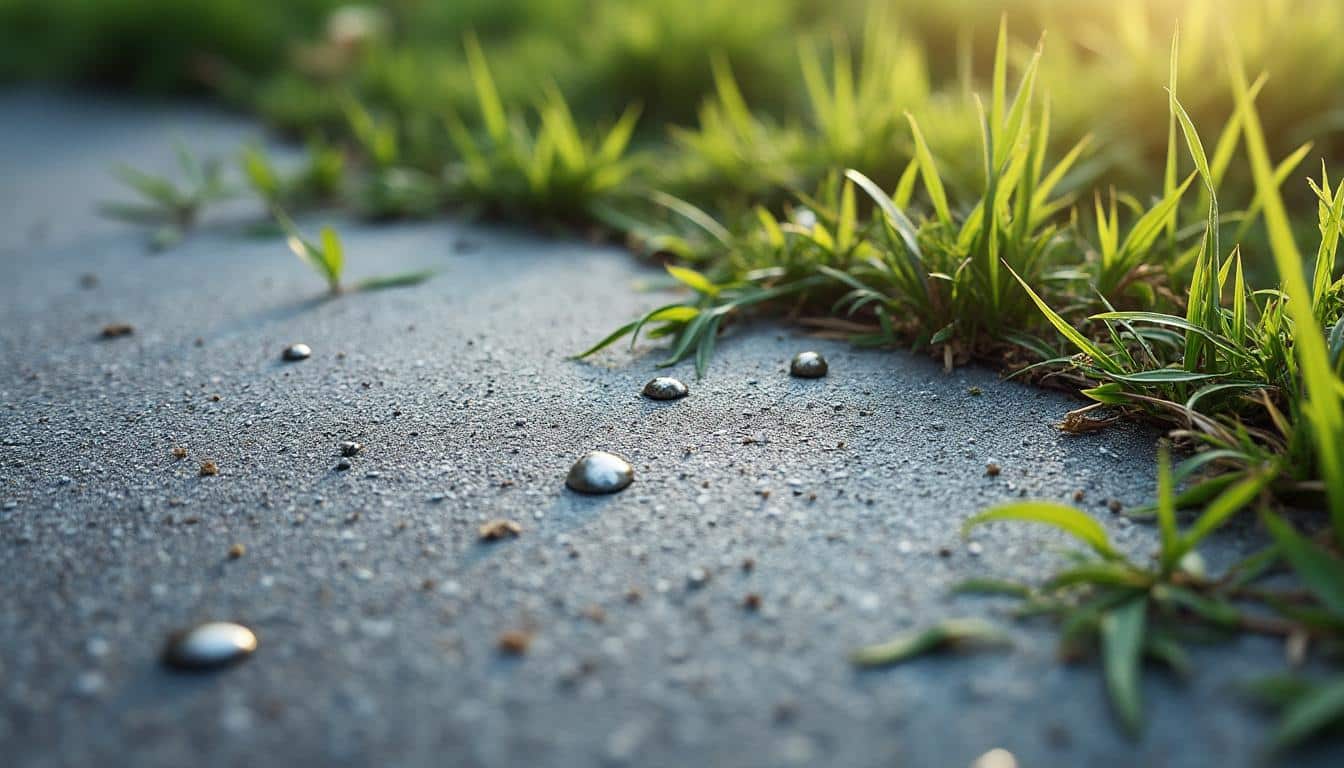 Limiter la migration du gravier d’une allée avec des bordures en métal