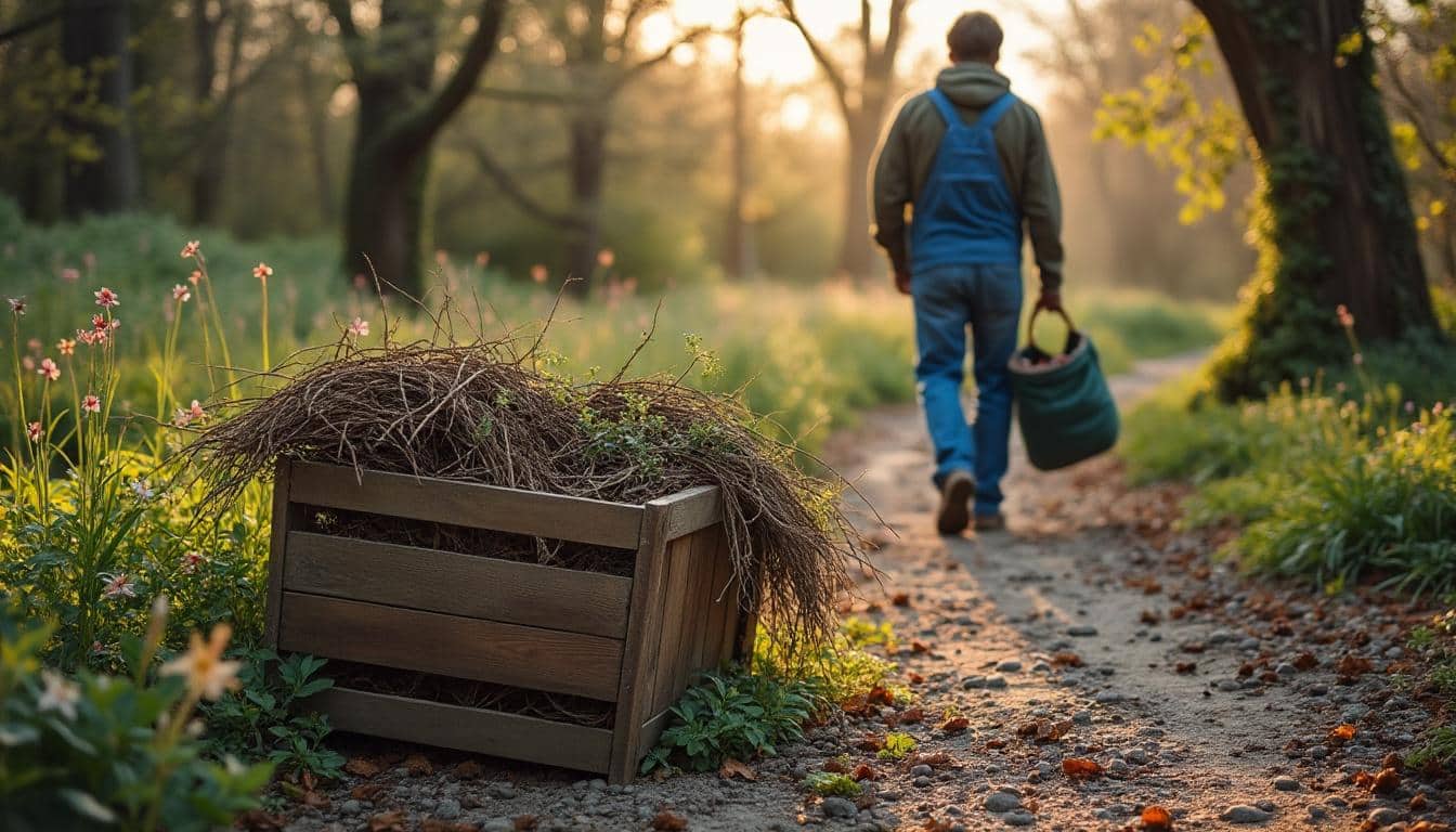 Nettoyage de votre allée en gravier au printemps avec un balai : conseils et astuces