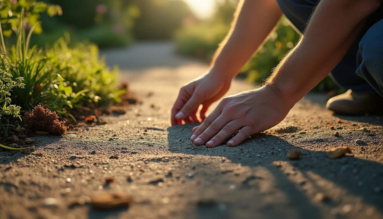 Allée en gravier : pose de géotextile durable pour un extérieur stable