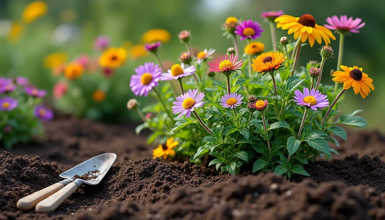 Massif vivace en sol argileux : réussir l’amendement efficace