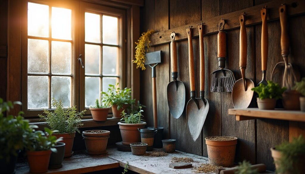 Abri à outils : condensation en hiver et prévention efficace