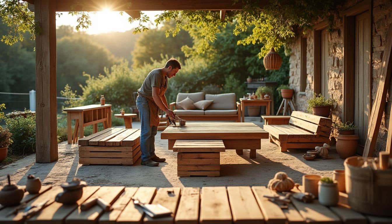 Fabrication d’un salon de jardin en bois : guide complet et écologique