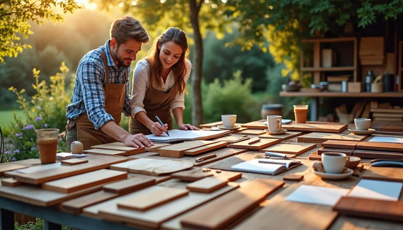 Illustration: Comment sélectionner le meilleur bois et matériaux pour votre salon de jardin ?