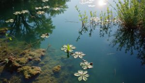 Comment clarifier l'eau trouble d'une mare naturelle