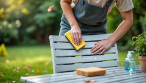 Nettoyer un salon de jardin en plastique : astuces efficaces et naturelles