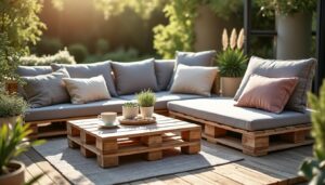 Plan pour un salon de jardin en palette : guide complet et astuces