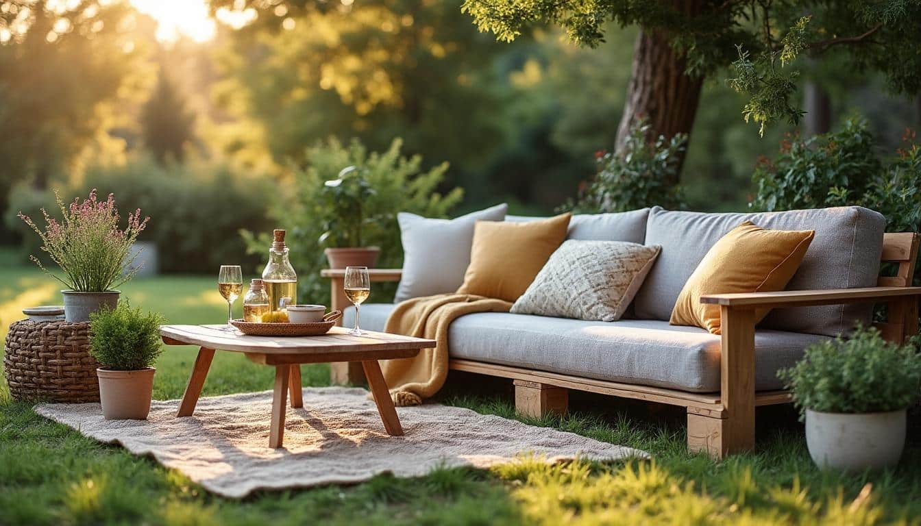 Salon de jardin fait maison : créez un espace unique et économique