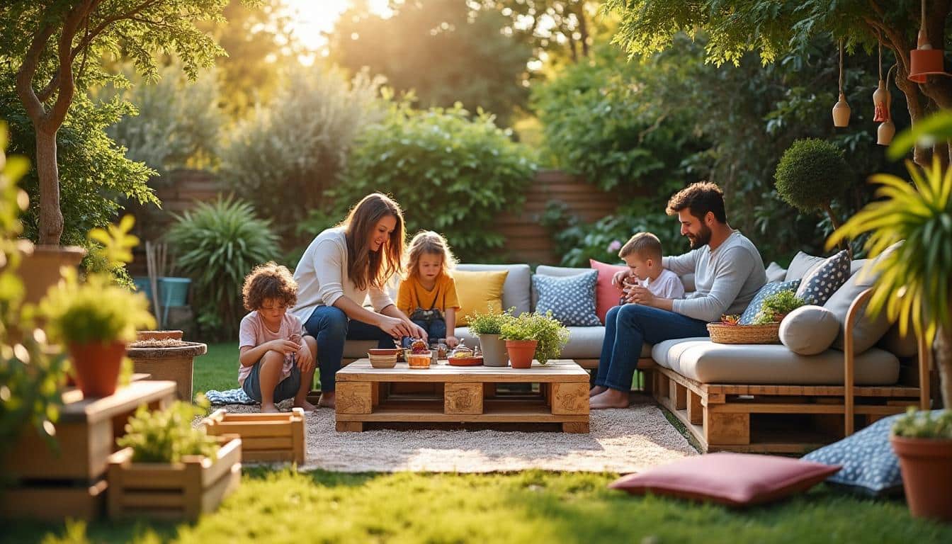 Illustration: Pourquoi opter pour la fabrication d’un salon de jardin en palette ?