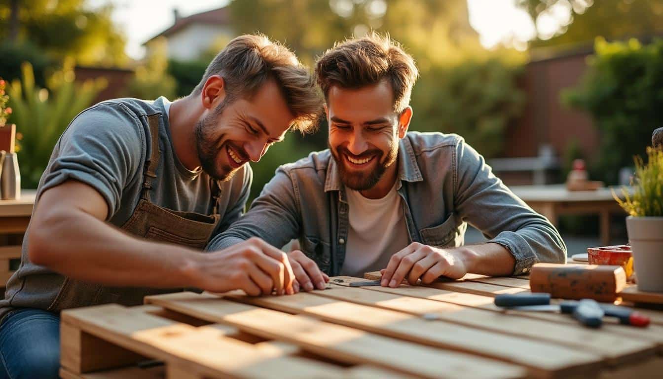 Illustration: Pourquoi opter pour la fabrication d’un salon de jardin en palette chez soi ?