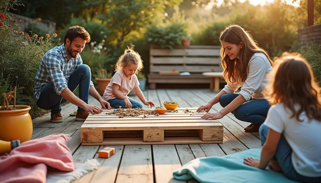 Comment faire un salon de jardin en palette : guide complet DIY
