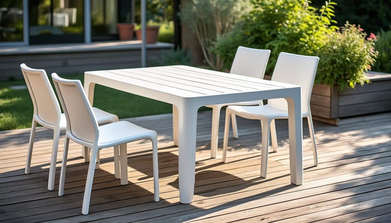 Illustration: Comprendre les matériaux et les problèmes fréquents du salon de jardin en plastique