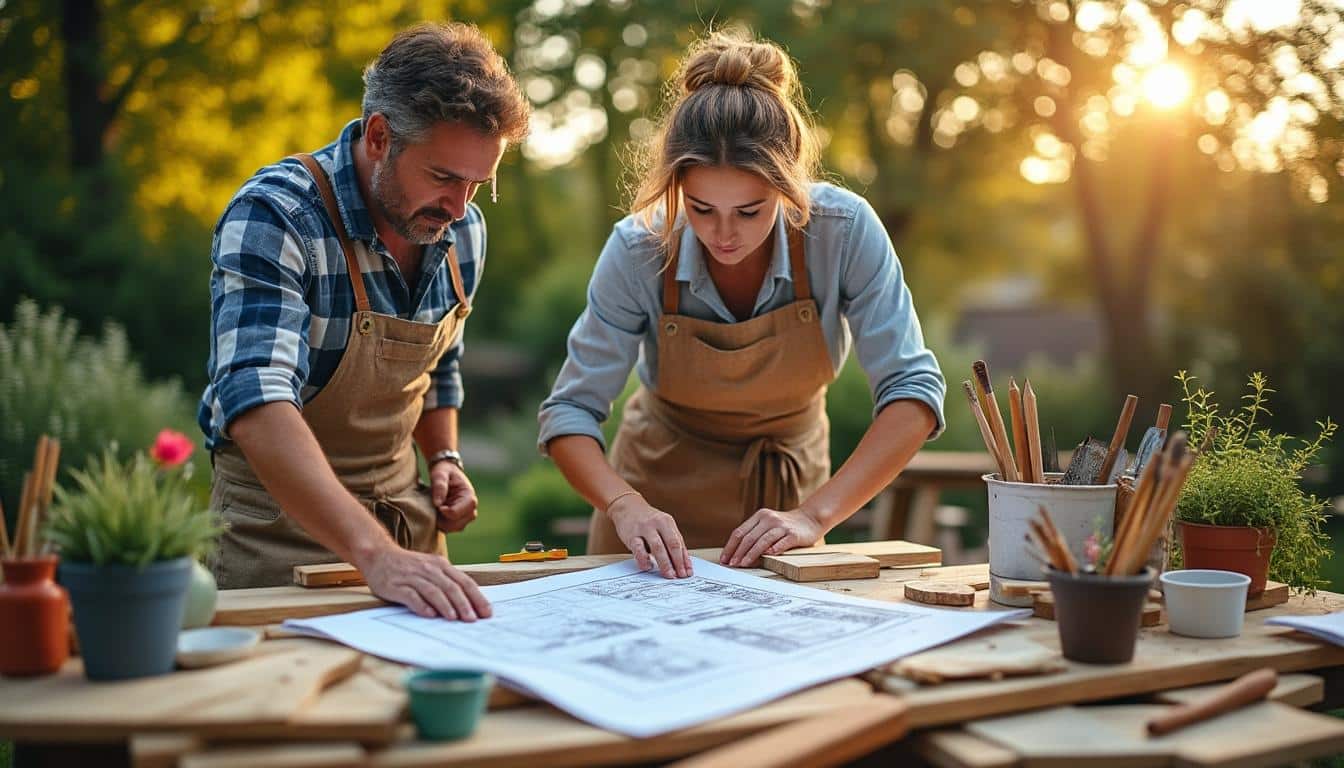 Illustration: Les étapes essentielles pour construire un salon de jardin en bois à votre image