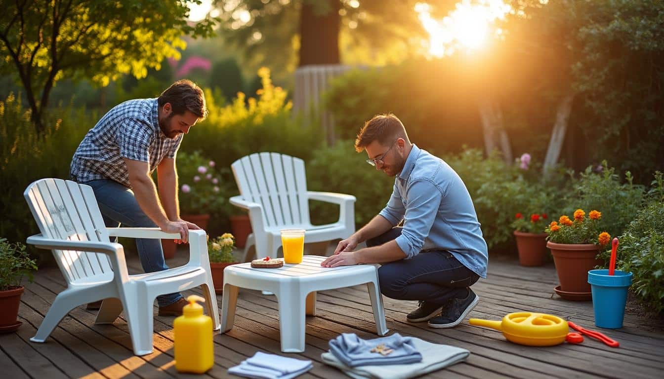 Illustration: Comprendre pourquoi il est important de rénover son salon de jardin en plastique