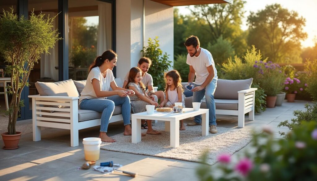 Rénovation d’un salon de jardin en plastique : guide complet et astuces