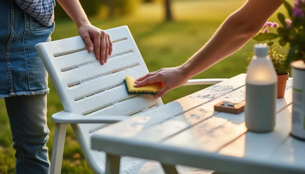 Rénover le plastique du salon de jardin : guide complet et astuces