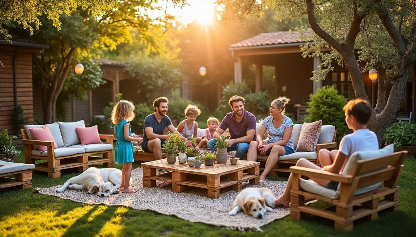 Illustration: Les différents styles et modèles pour un salon de jardin en palette réussi