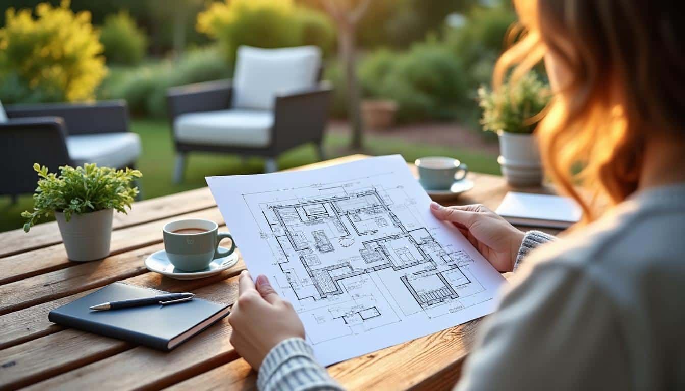 Illustration: Pourquoi se munir d’un schéma plan du salon de jardin au format PDF ?