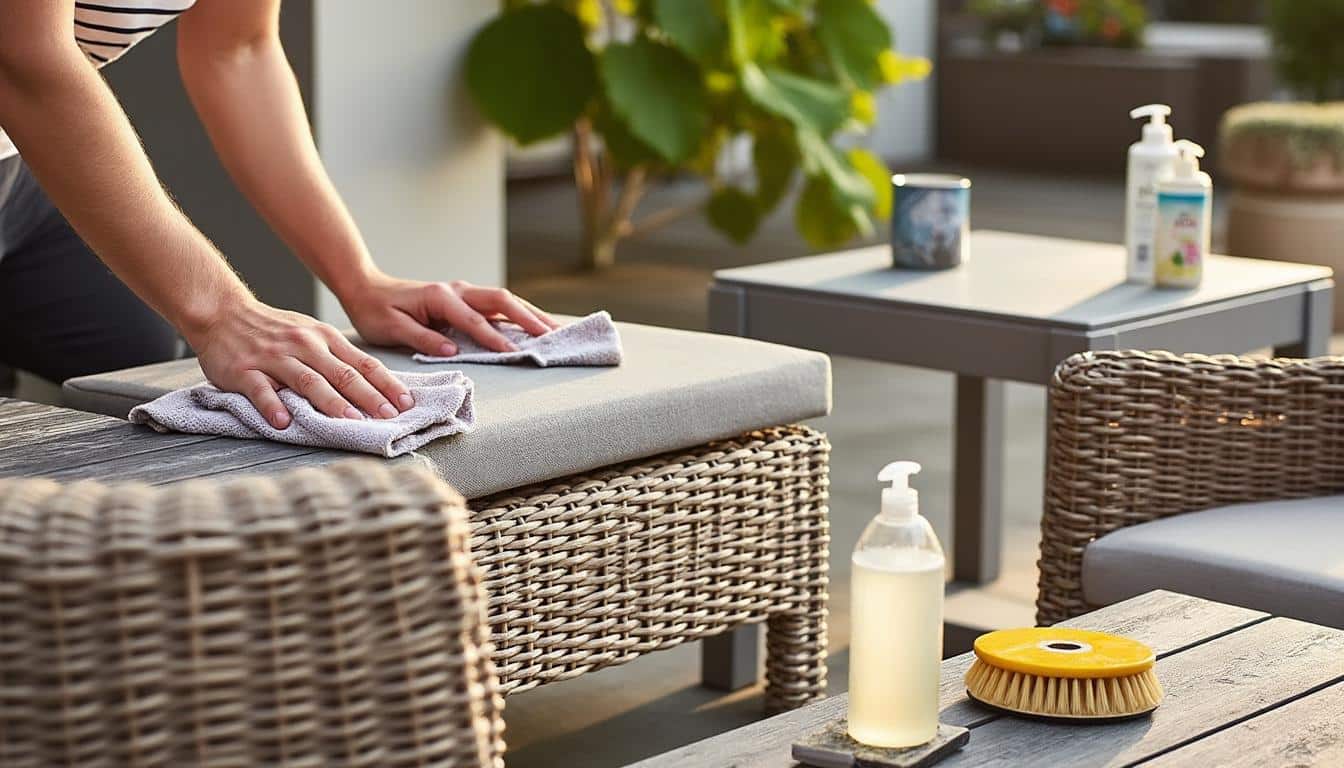 Illustration: Découvrir le charme et les matériaux du salon de jardin tressé