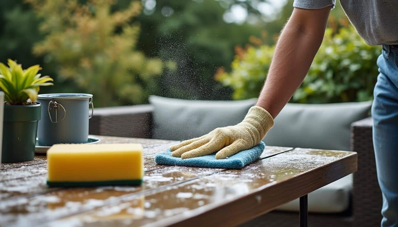 Nettoyer un salon de jardin tressé : guide complet et conseils pratiques