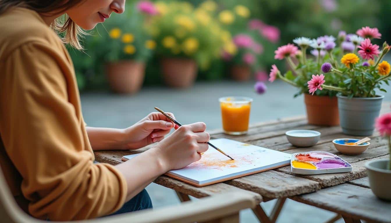 Peinture pour salon de jardin en résine tressée : guide complet