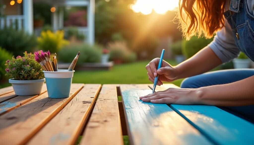 Relooker et repeindre un salon de jardin en bois : guide complet 2026