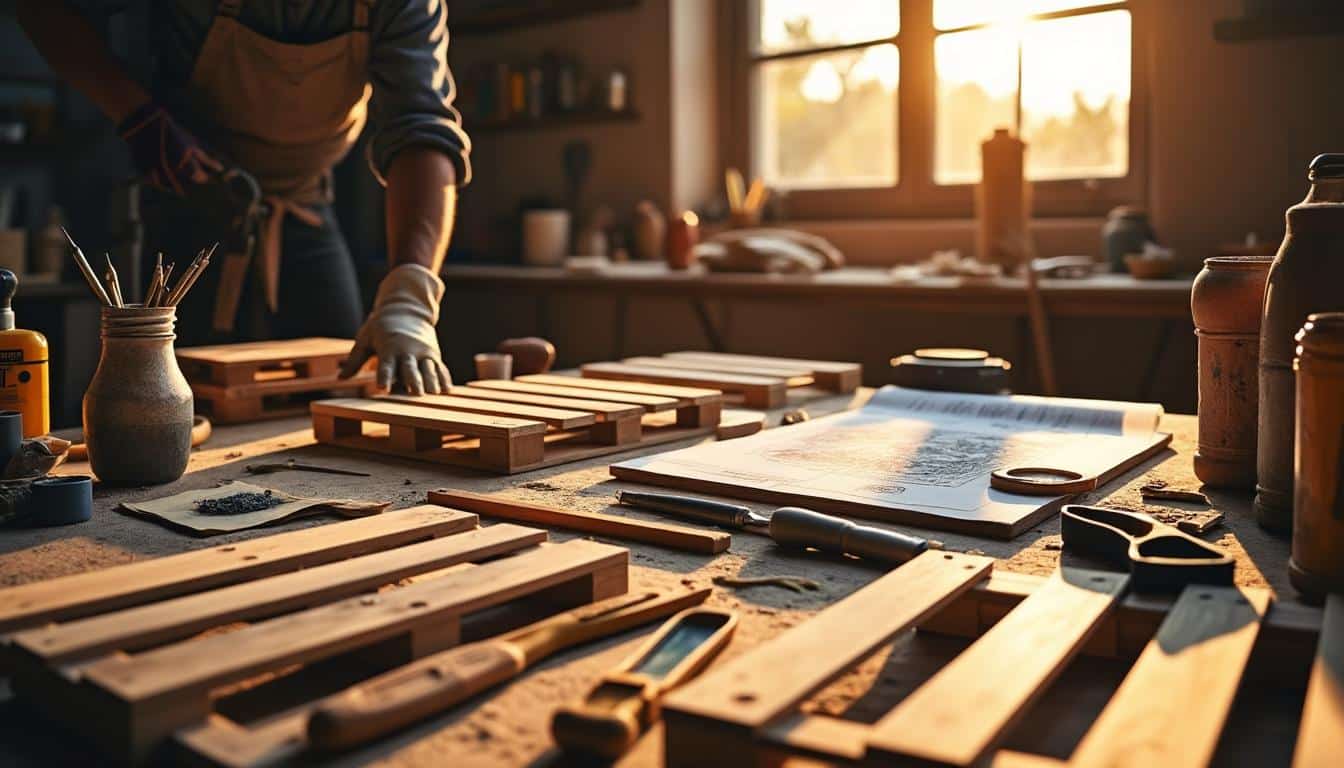 Illustration: Quels outils et matériaux choisir pour un salon de jardin en palette réussi ?