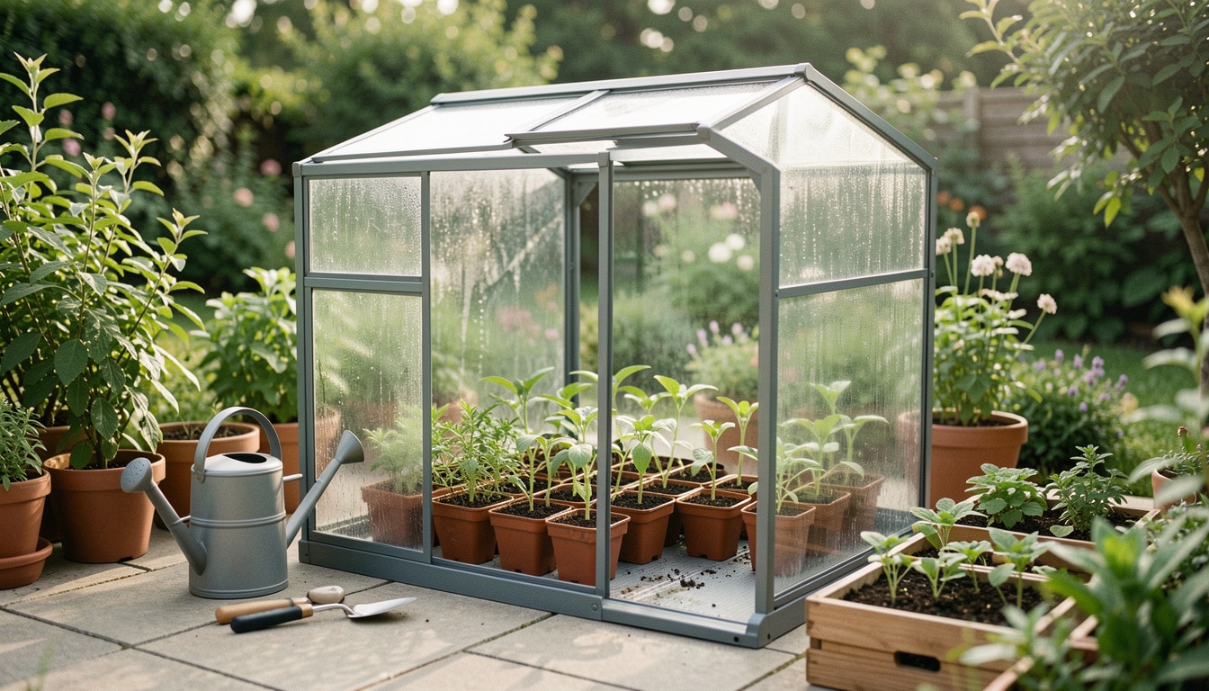 Mini serre de jardin pour semis, boutures et petits espaces