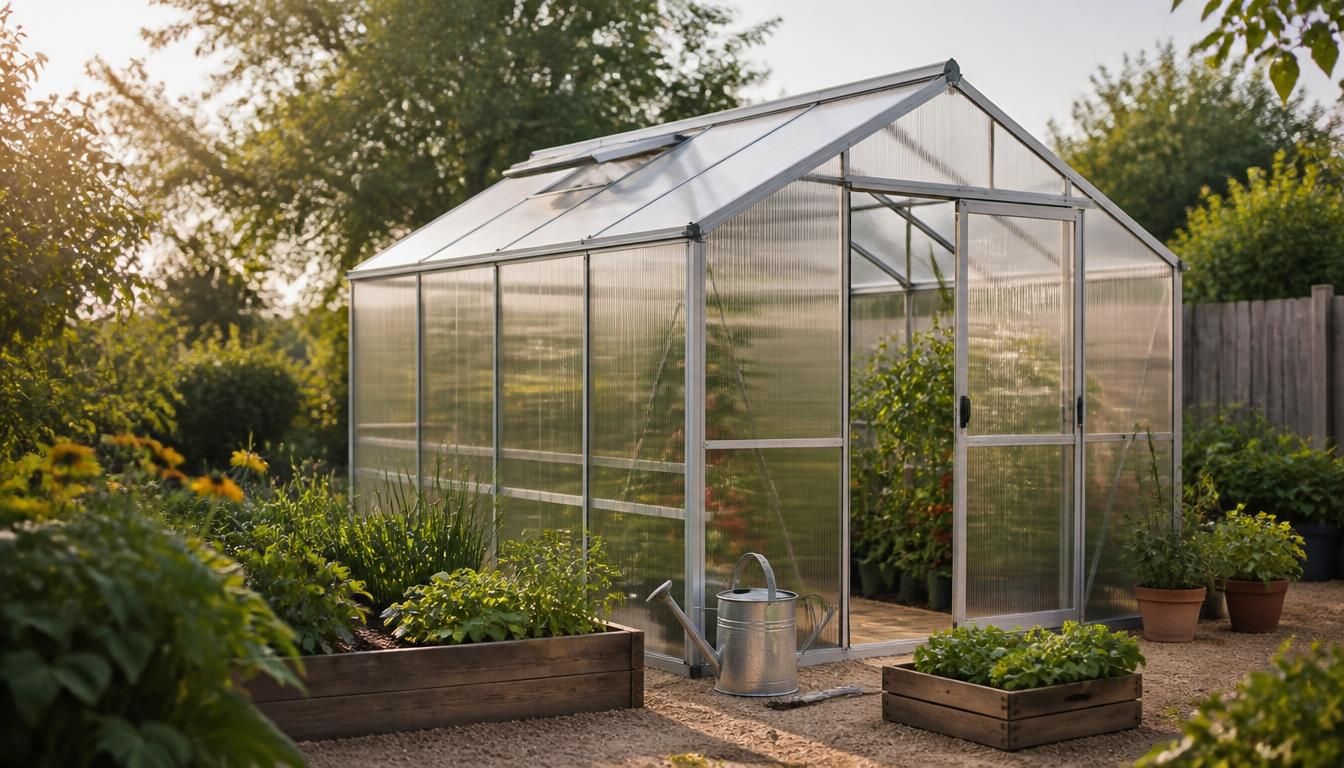 Bien choisir une serre de jardin en polycarbonate